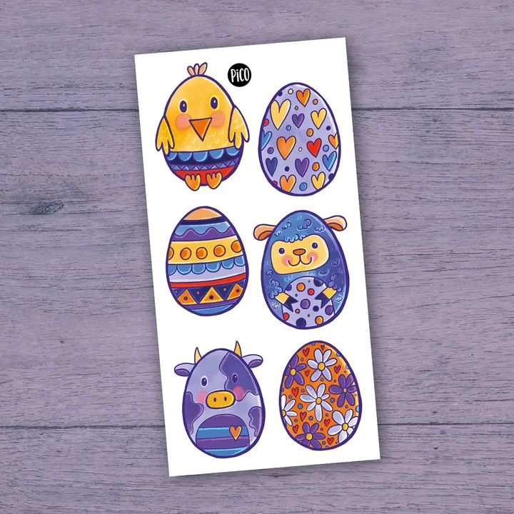 Tatouage Temporaire - Animaux de Pâques