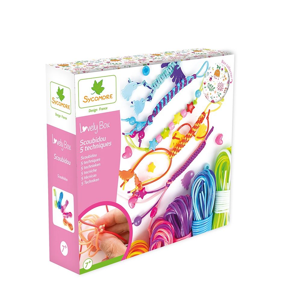 Lovely Box - Petit Modèle 5 Techniques Scoubidou