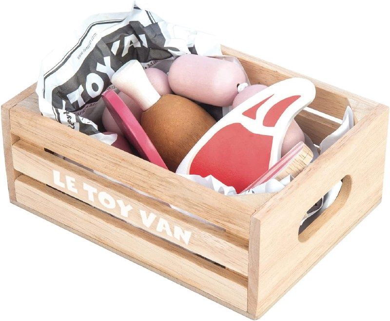 Panier de viande en bois