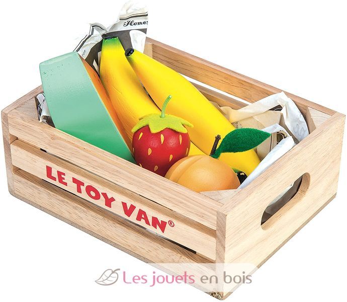 Panier de Fruits en Bois