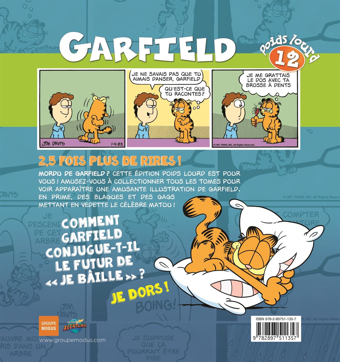 Garfield - Poids Lourd No. 12