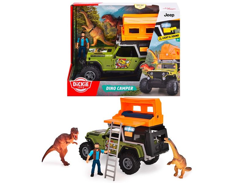 Camion Dino camping (sons et lumières)