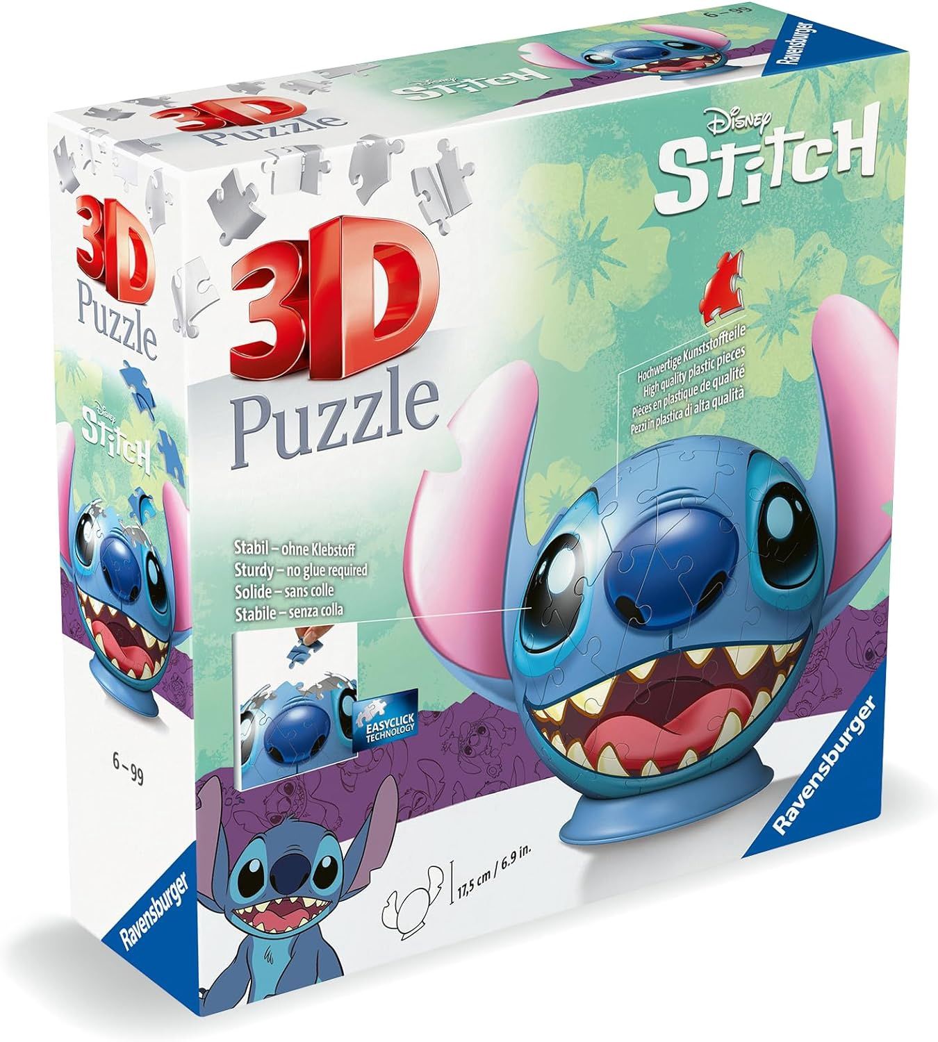 C.T. 3D - Stitch avec oreilles (72mcx)