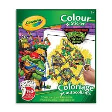 TMNT, Colour &amp; Sticker Pages