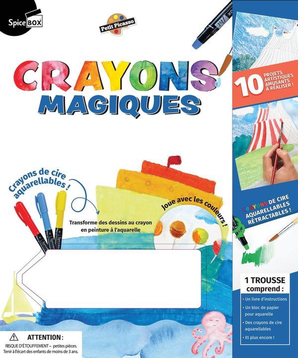 Crayons magiques