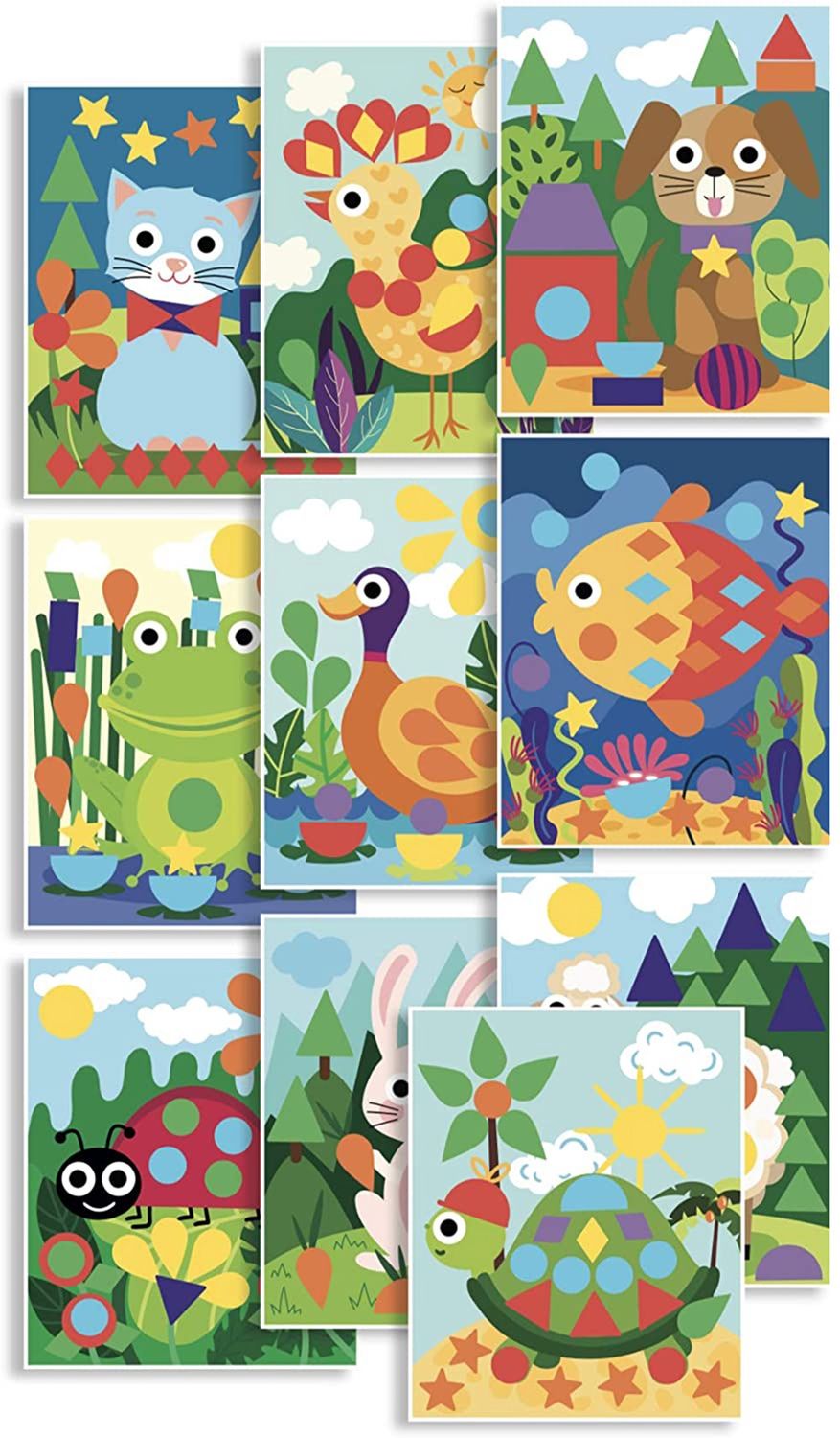 Pochette Gommettes autocollantes - Mixte