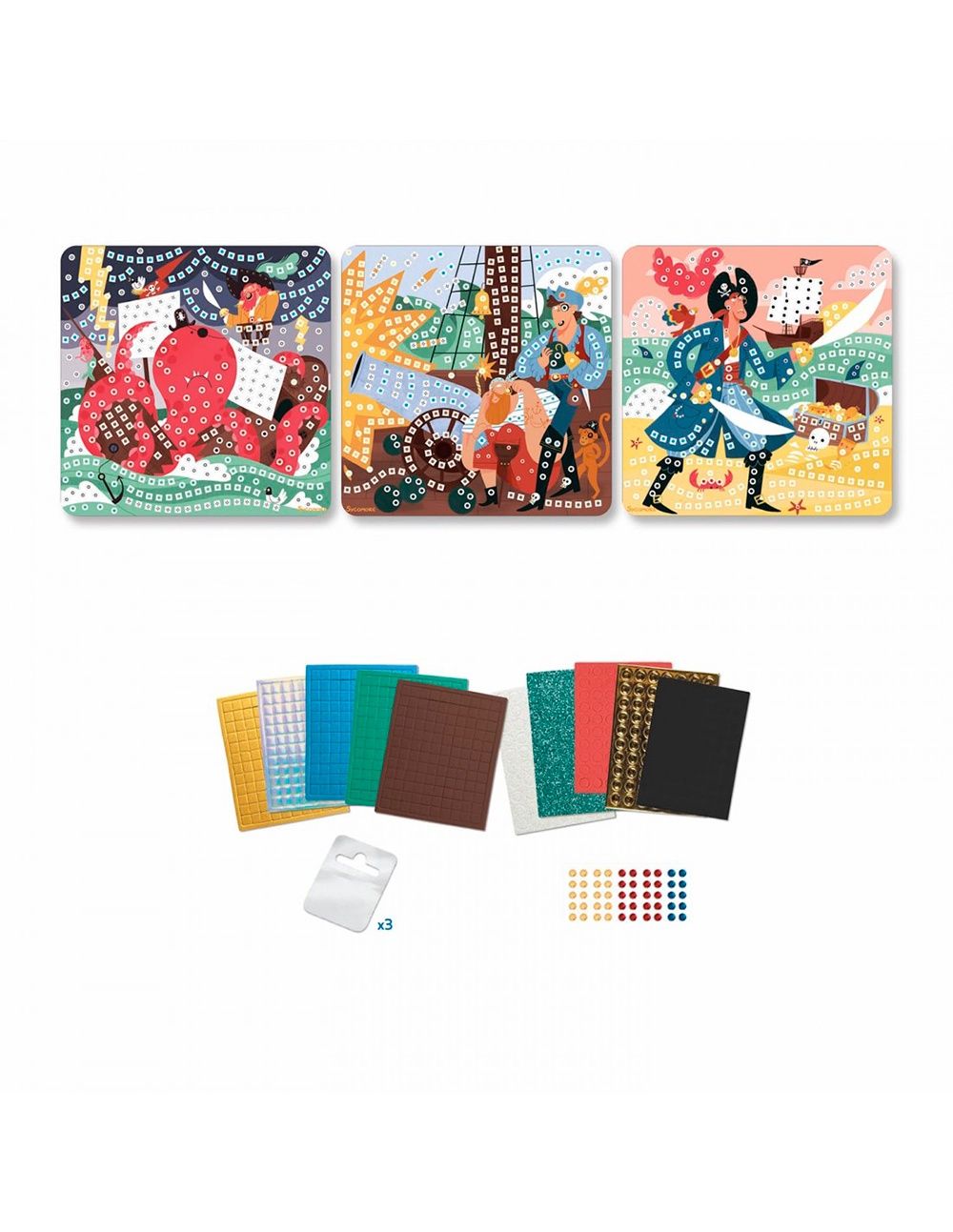 Stick&#39;N Fun / 3 Mosaiques - Pirates