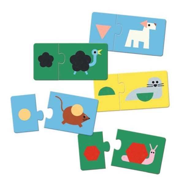 Puzzle Duo / Animaux &amp; Formes