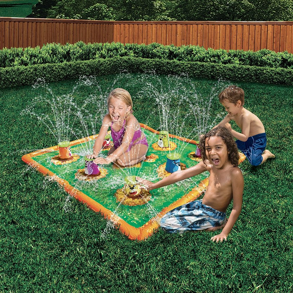 Tapis de marmottes «Pousse et éclabousse»