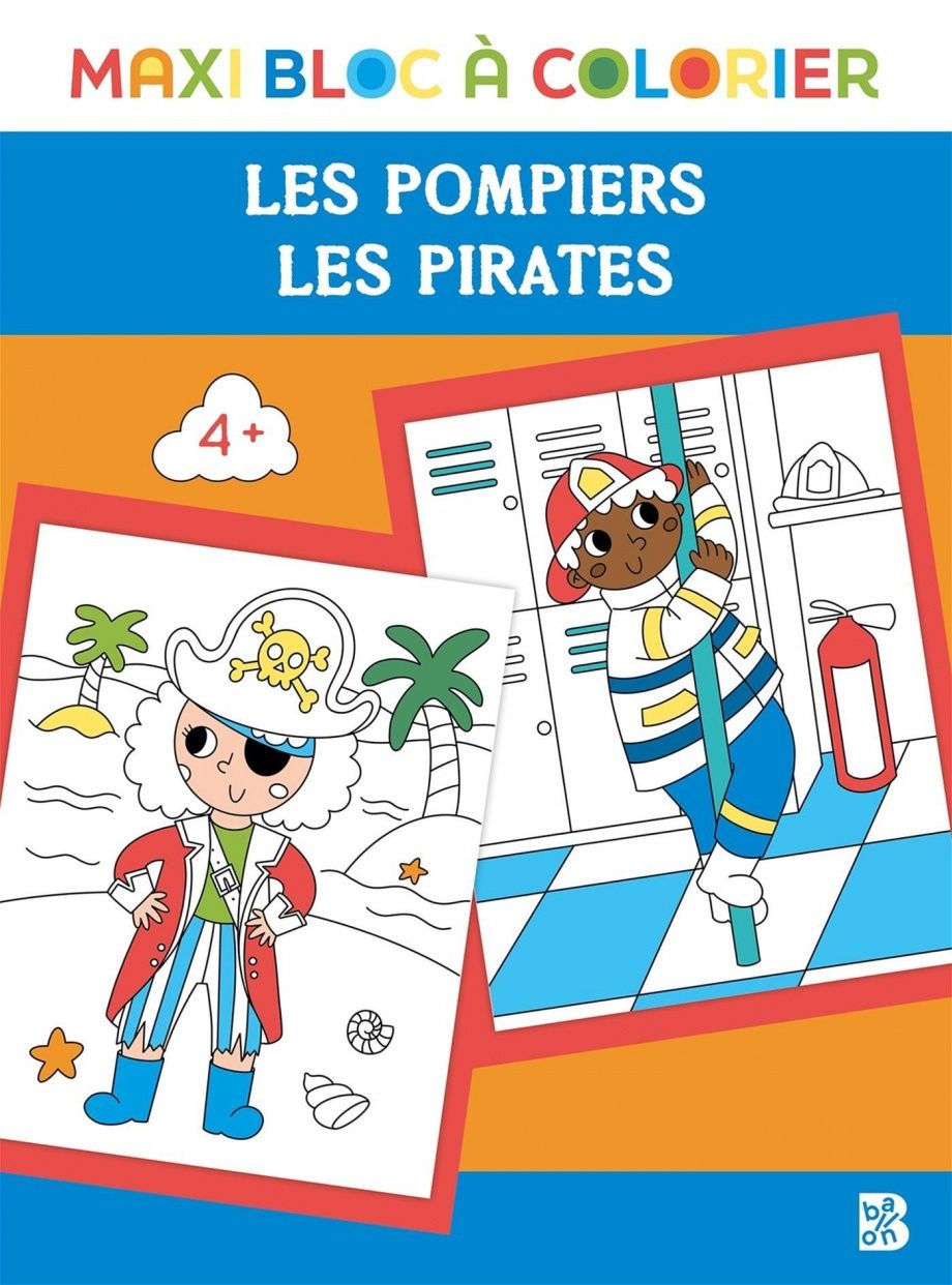 Bloc à Colorier / Les Pompiers et Les pirates