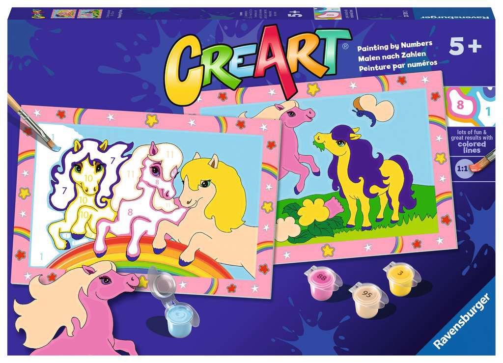CREART Jr - Peinture à numéros / Poney (32x22 cm)
