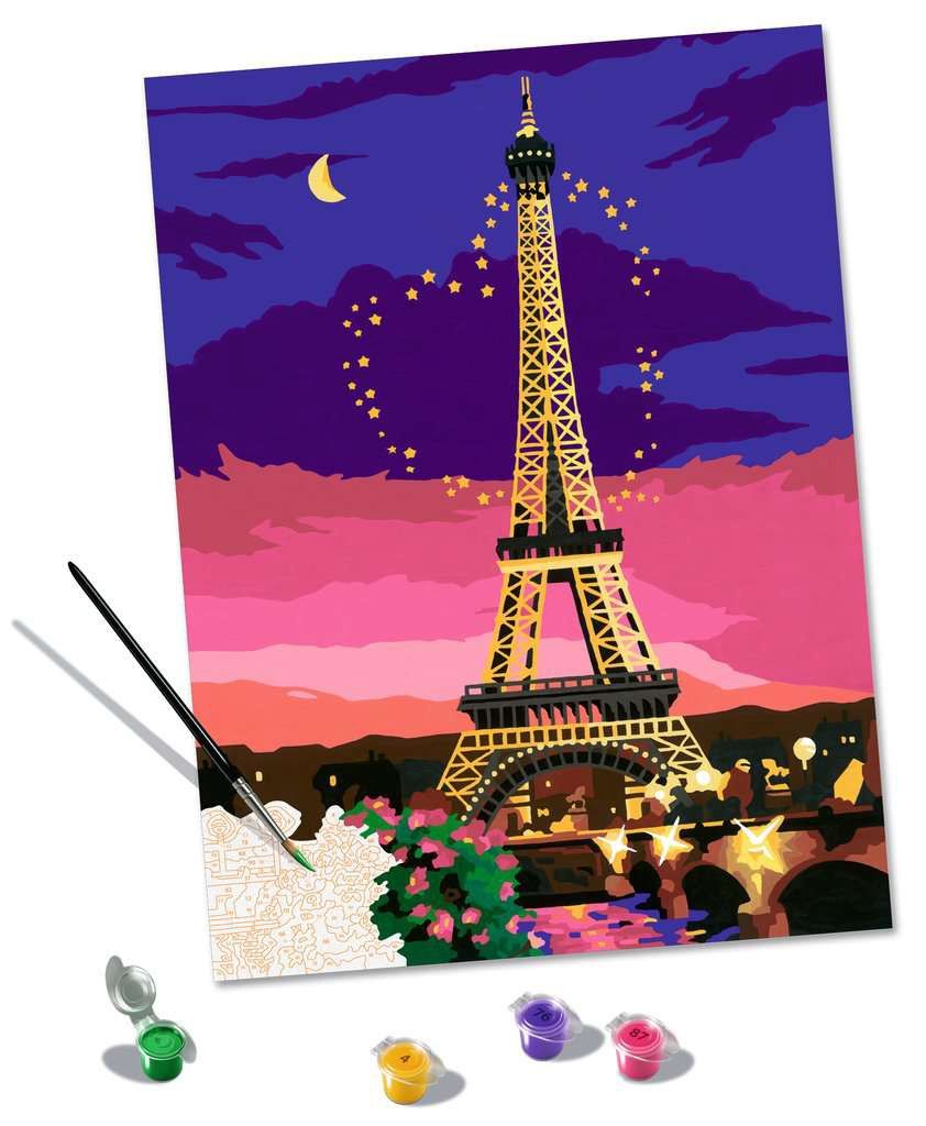 CREART - Peinture à numéros / Paris City of Love (30x40 cm)