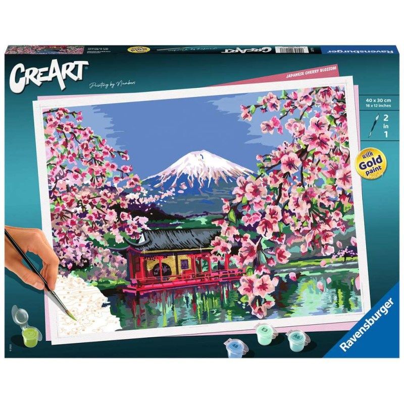 CREART - Peinture à numéros / Printemps japonais (40x30 cm)