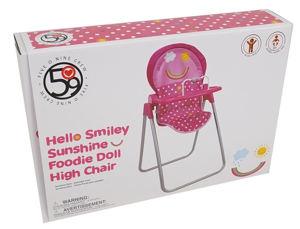 Sunshine Dots - Chaise Haute Pour Poupée