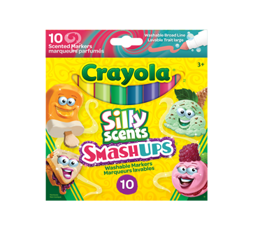 Marqueurs Silly Scents Smash up / Trait large (10)