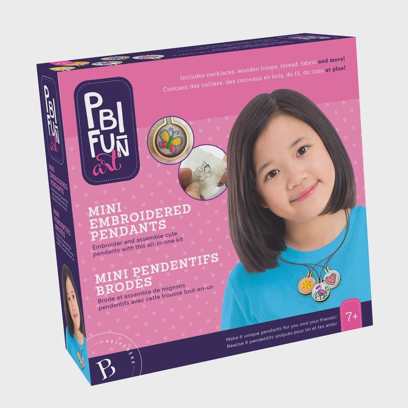 Mini Pendentifs Brodés