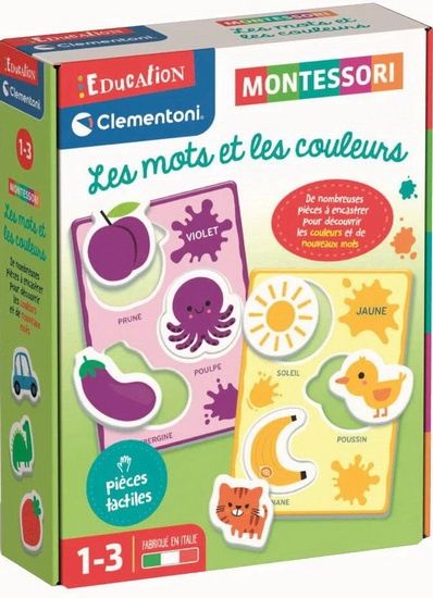 Montessori - Les mots et les couleurs