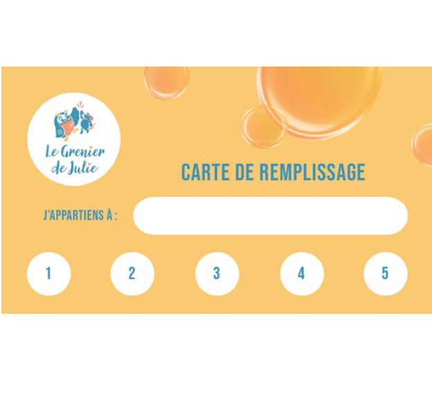 Carte de 5 Remplissages (5X 118 ml)