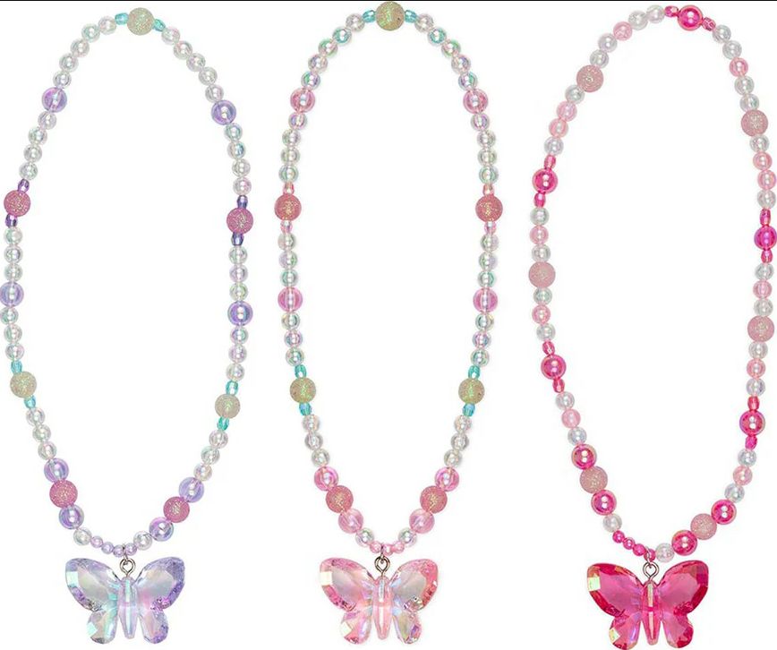 Collier Papillon Cristal