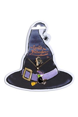 Ensemble de collier de sorcière / bague de chat noir