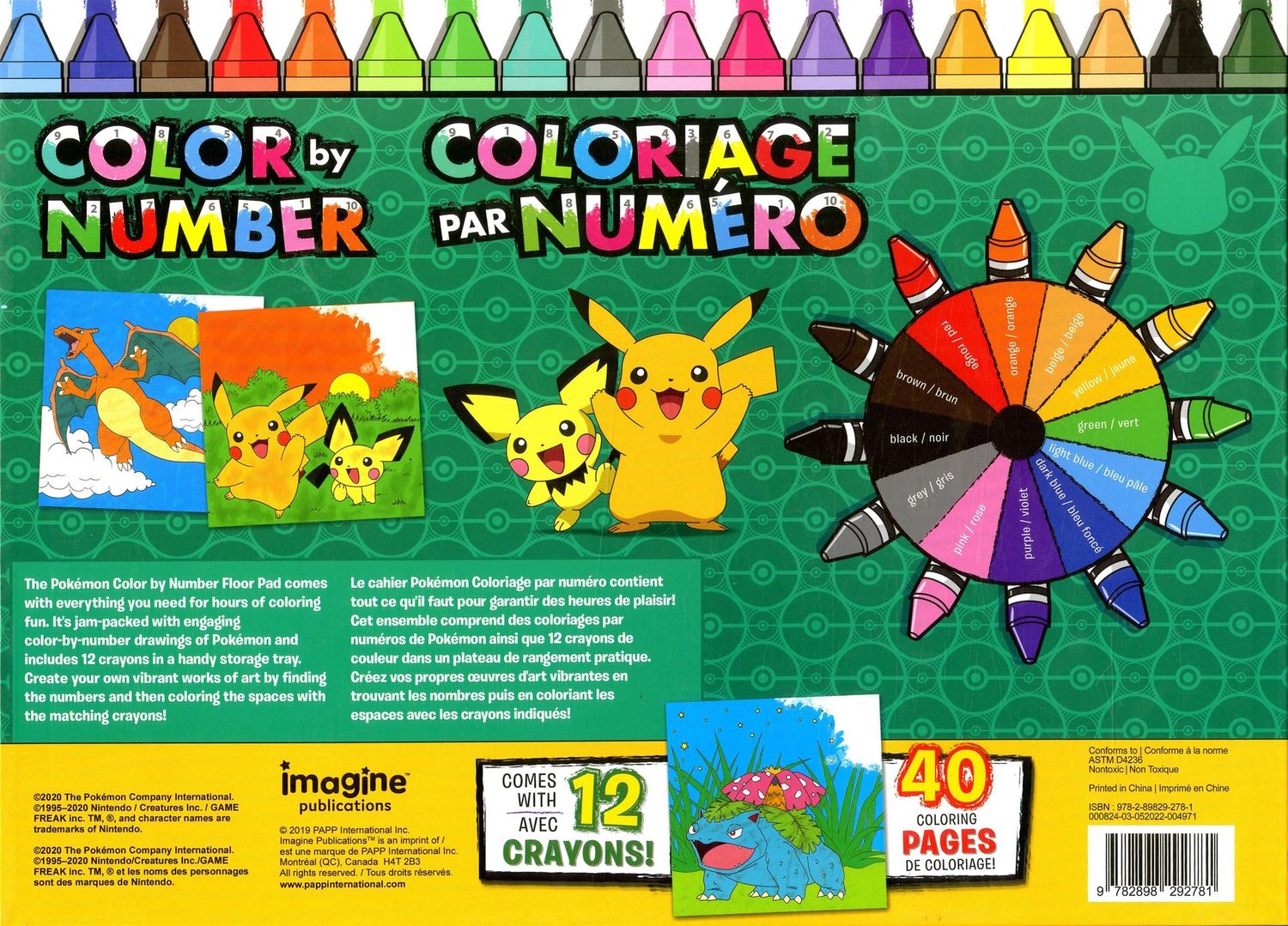 Coloriage / Trousse Géante – Pokémon
