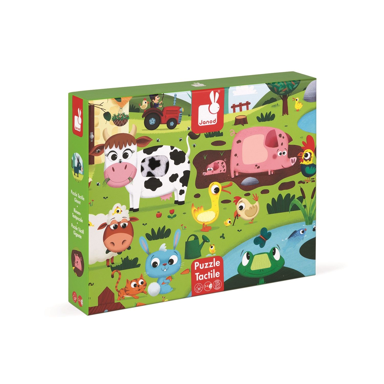 C.T. Tactile - Les Animaux de La Ferme (20 mcx)