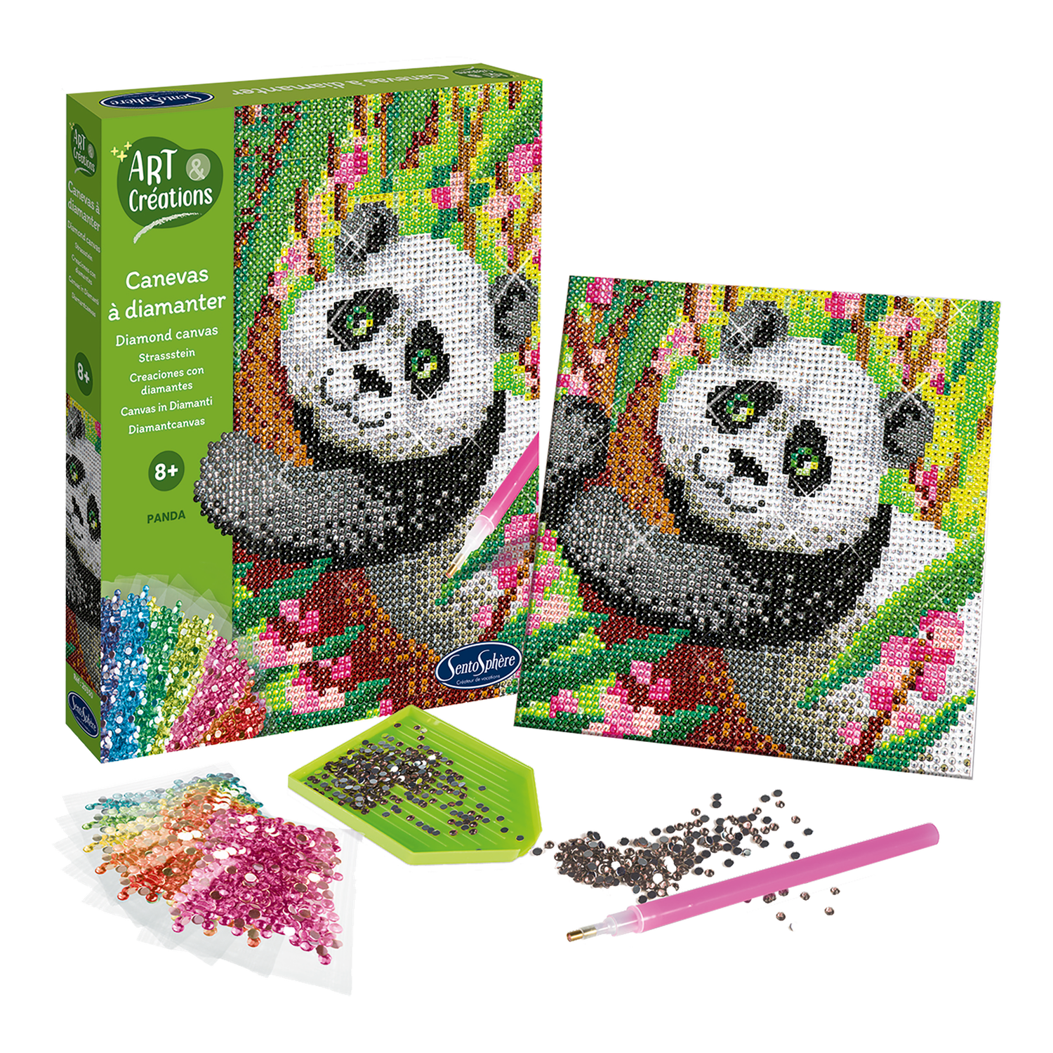 Canevas à diamanter - Panda