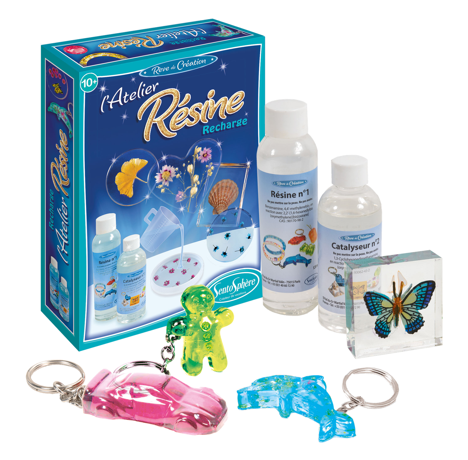 Petit ensemble de résine