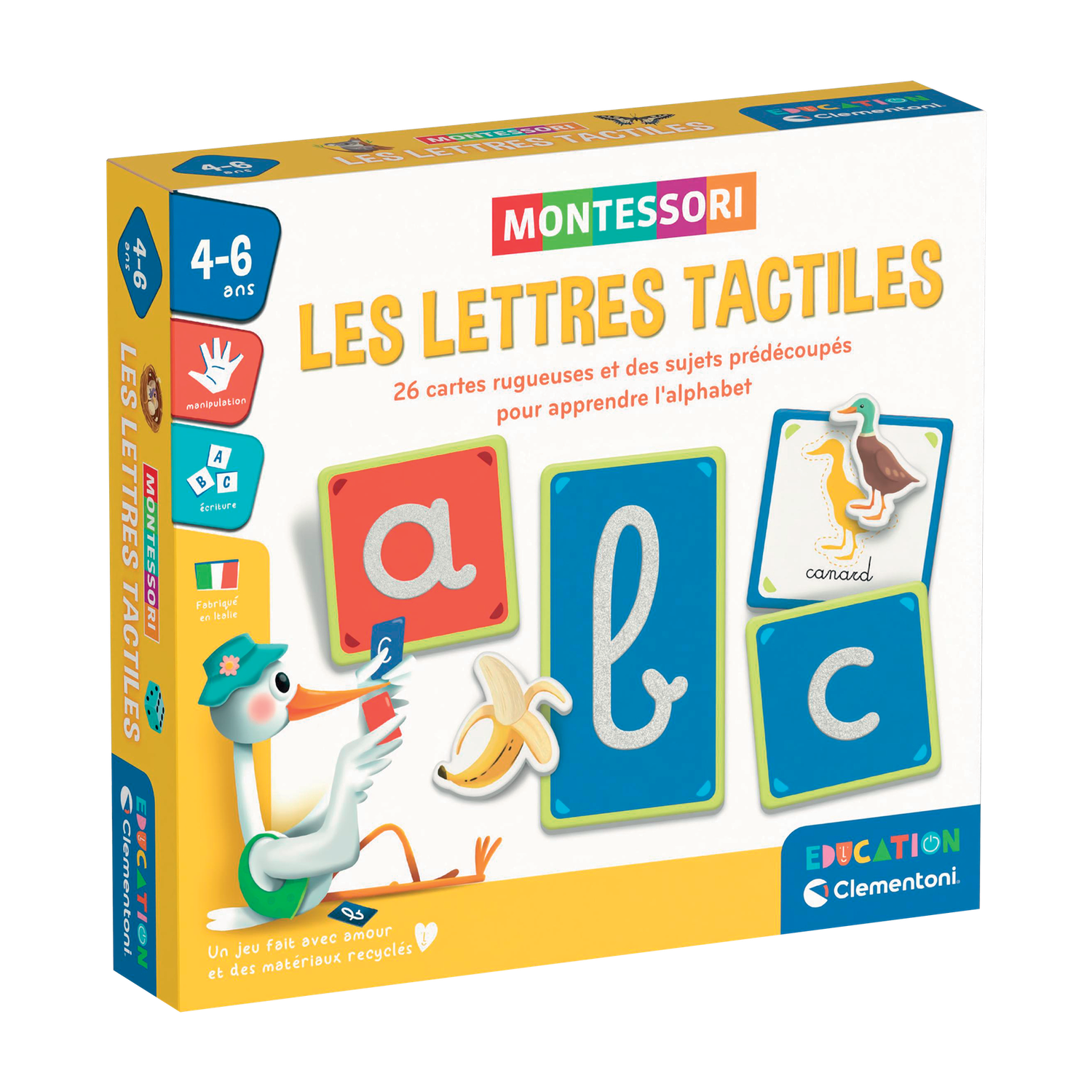 Montessori - Les lettres tactiles