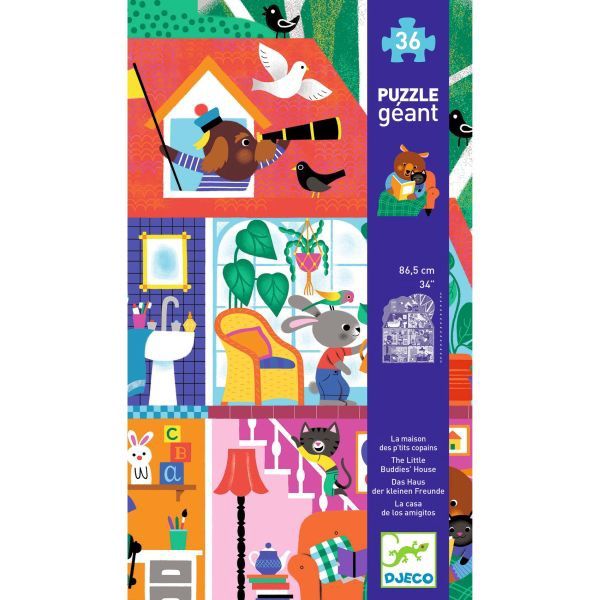 C.T. - Puzzle Géant / La Maison Des P&#39;tits Copains (36 mcx)
