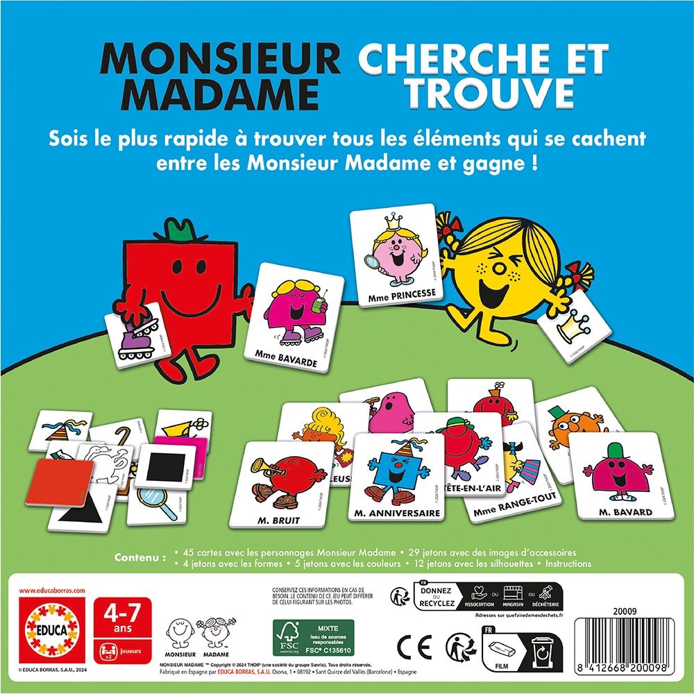 Cherche et trouve / Monsieur Madame