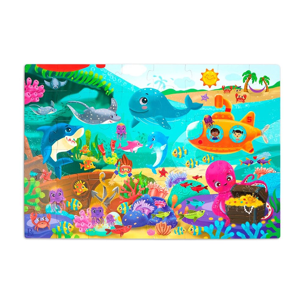 C.T. de plancher géant / Sous la mer (48 mcx)