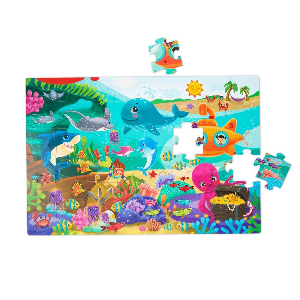 C.T. de plancher géant / Sous la mer (48 mcx)