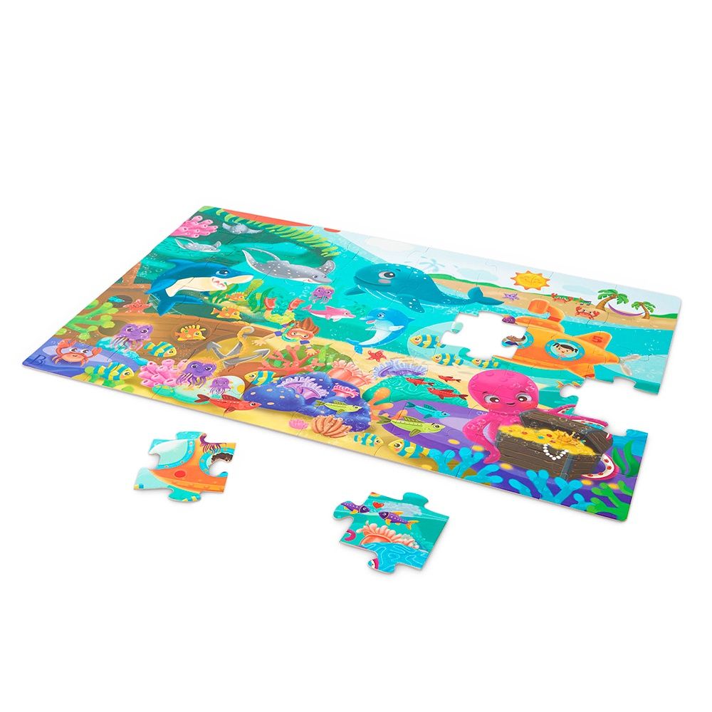 C.T. de plancher géant / Sous la mer (48 mcx)