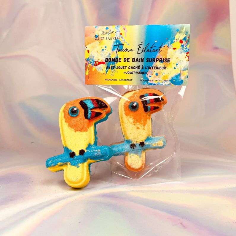 Bombe de bain surprise - Toucan Éclatant