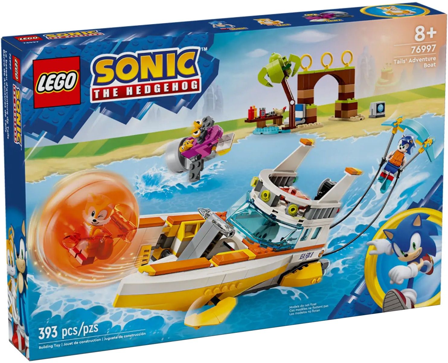 76997 / Sonic - Le bateau d’aventure de Tails