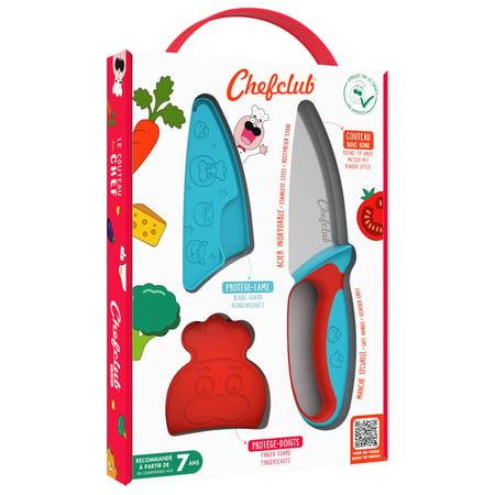 Chefclub / Couteau du chef (Bleu et rouge)