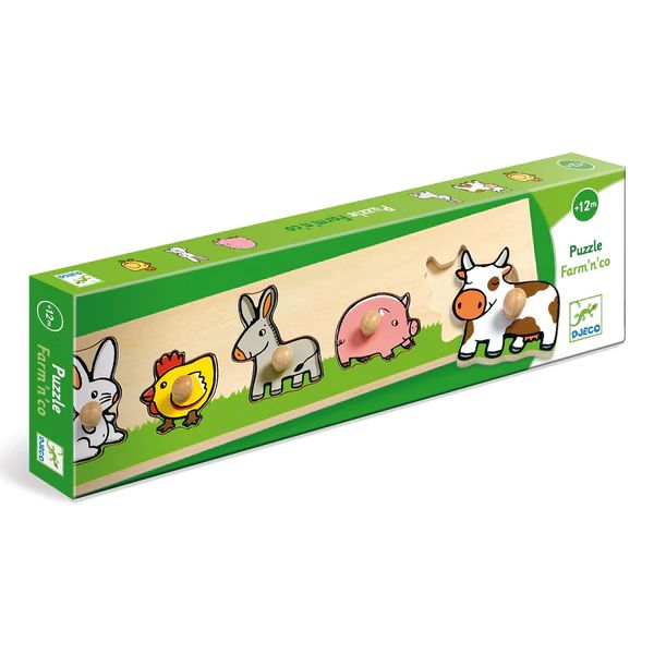 C.T. - Puzzle bois ferme (5 mcx)