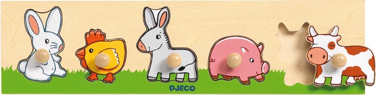C.T. - Puzzle bois ferme (5 mcx)
