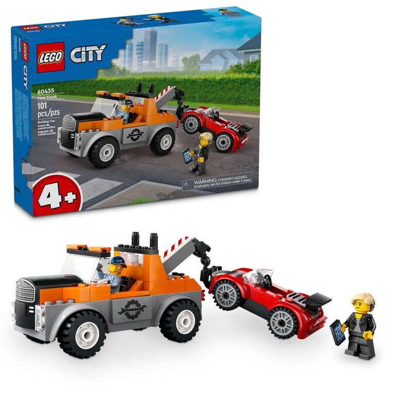 60435 / La dépanneuse et la voiture de sport