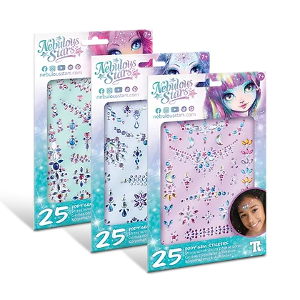 Gemmes autocollants pour le corps