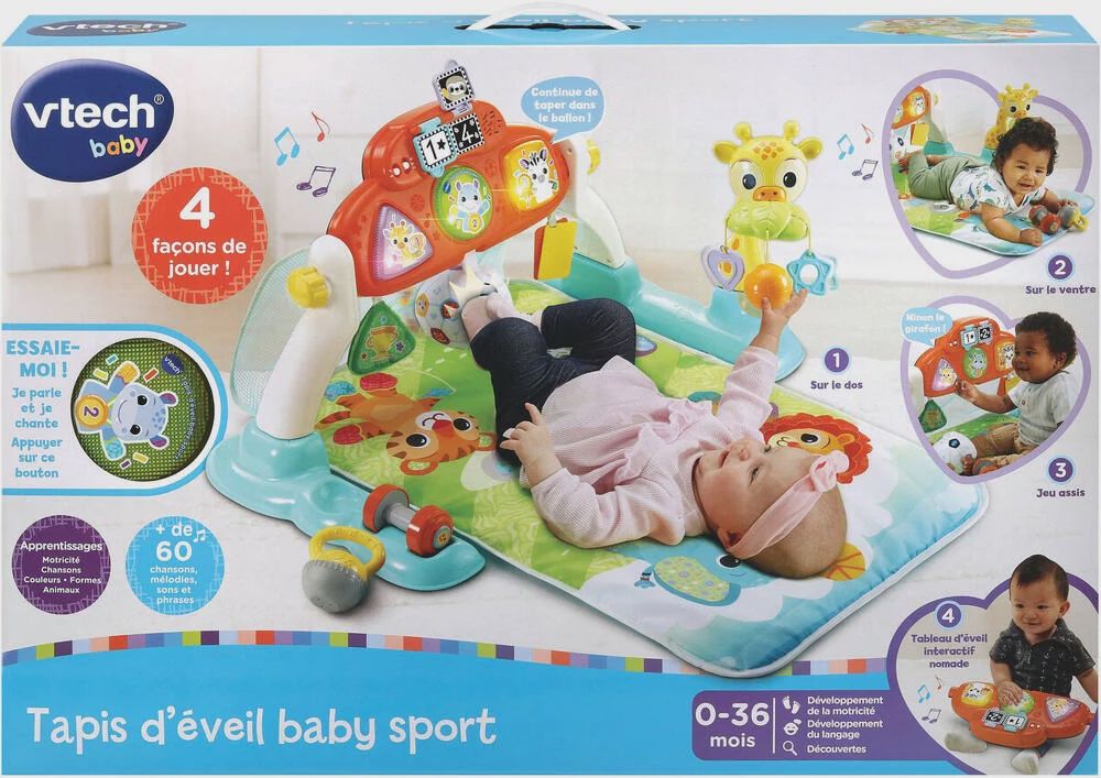 Tapis d&#39;éveil baby sport