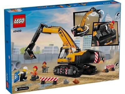 60420 / La pelleteuse de chantier jaune