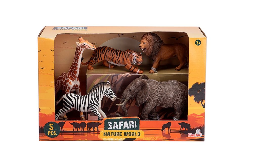 Ensemble d&#39;animaux safari