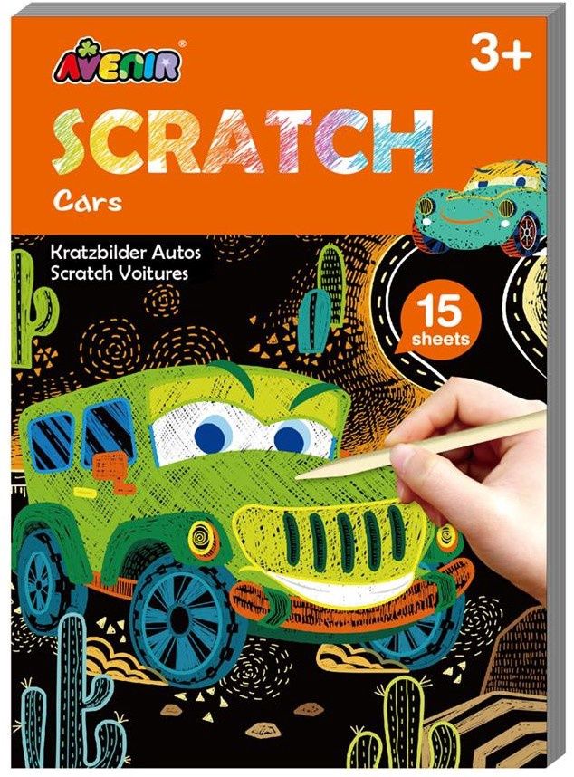 Mini Scratch Book - Voitures