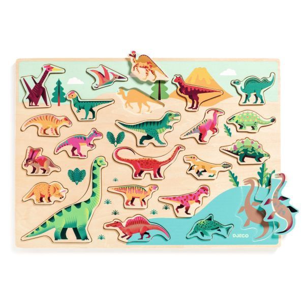 C.T. - Puzzle bois / Puzzle Dino