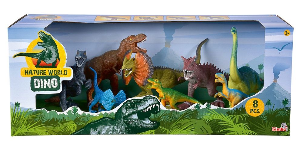 Ensemble de dinosaures (8 pcs)