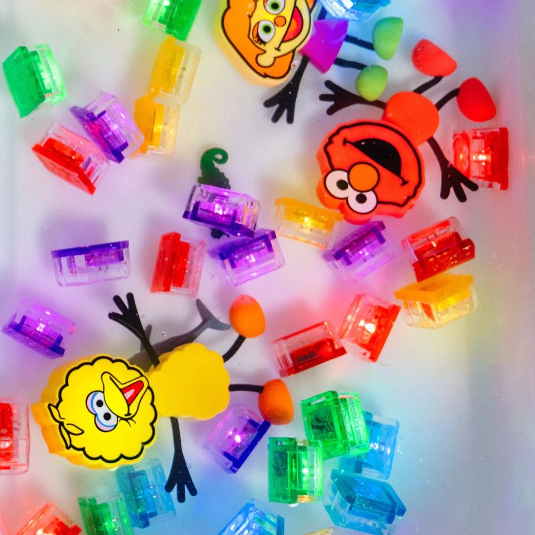 Glo Pals / Cubes Lumineux et Personnage Big Bird