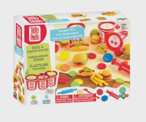 Pâte à modeler / Trio de Hamburgers