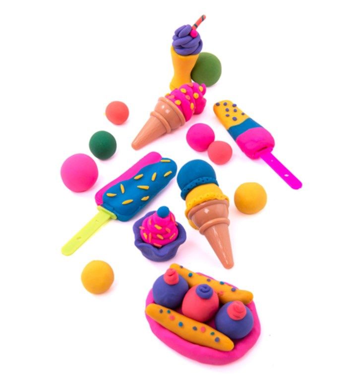 Pâte à modeler / Trio de Sucettes Glacées